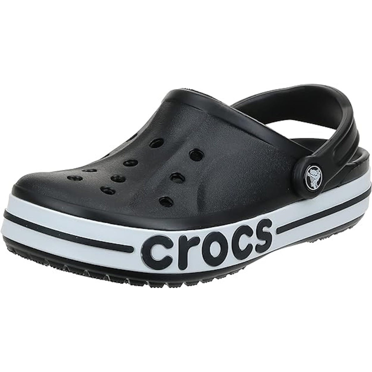 Classic Black & White Clog Sandals - Unisex Lightweight Casual Footwear