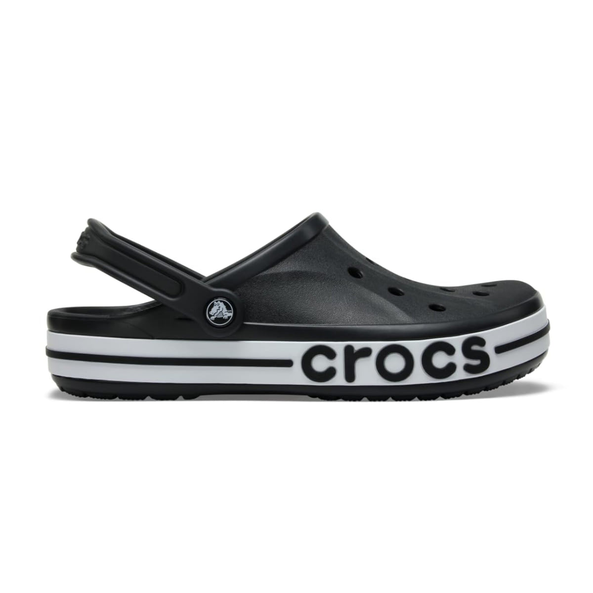 Classic Black & White Clog Sandals - Unisex Lightweight Casual Footwear
