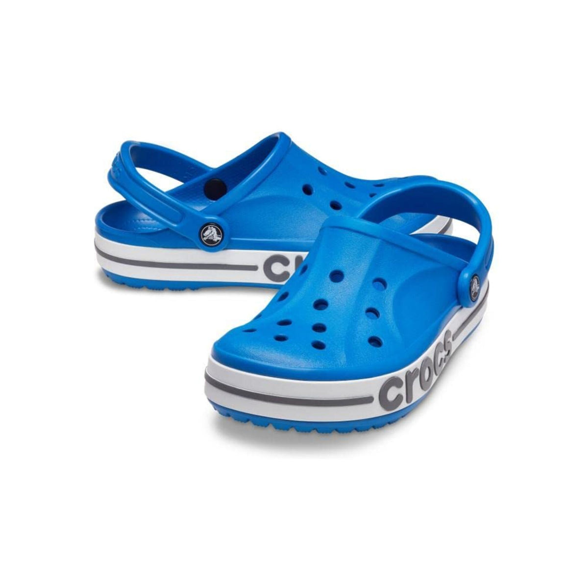 Bright Cobalt & Slate Grey Clog Sandals - Unisex Lightweight Casual Footwear