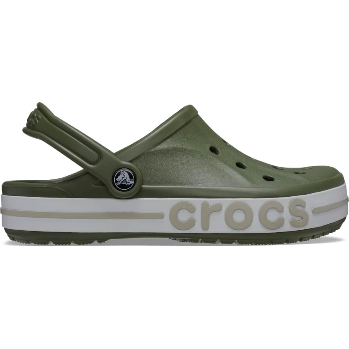 Charcoal & Volt Green Clog Sandals - Unisex Lightweight Casual Footwear
