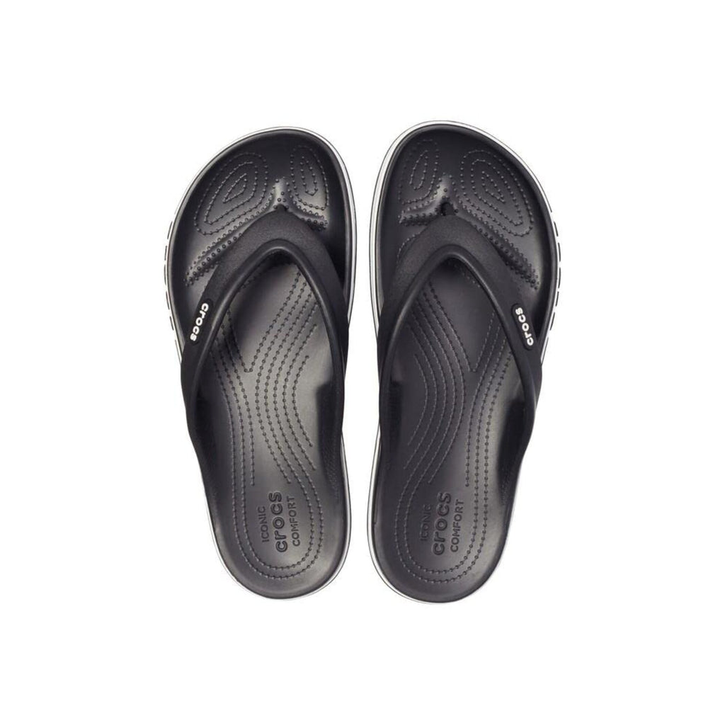 HAWABAZI Black & White Bayaband Flip – Unisex Classic Casual Slippers