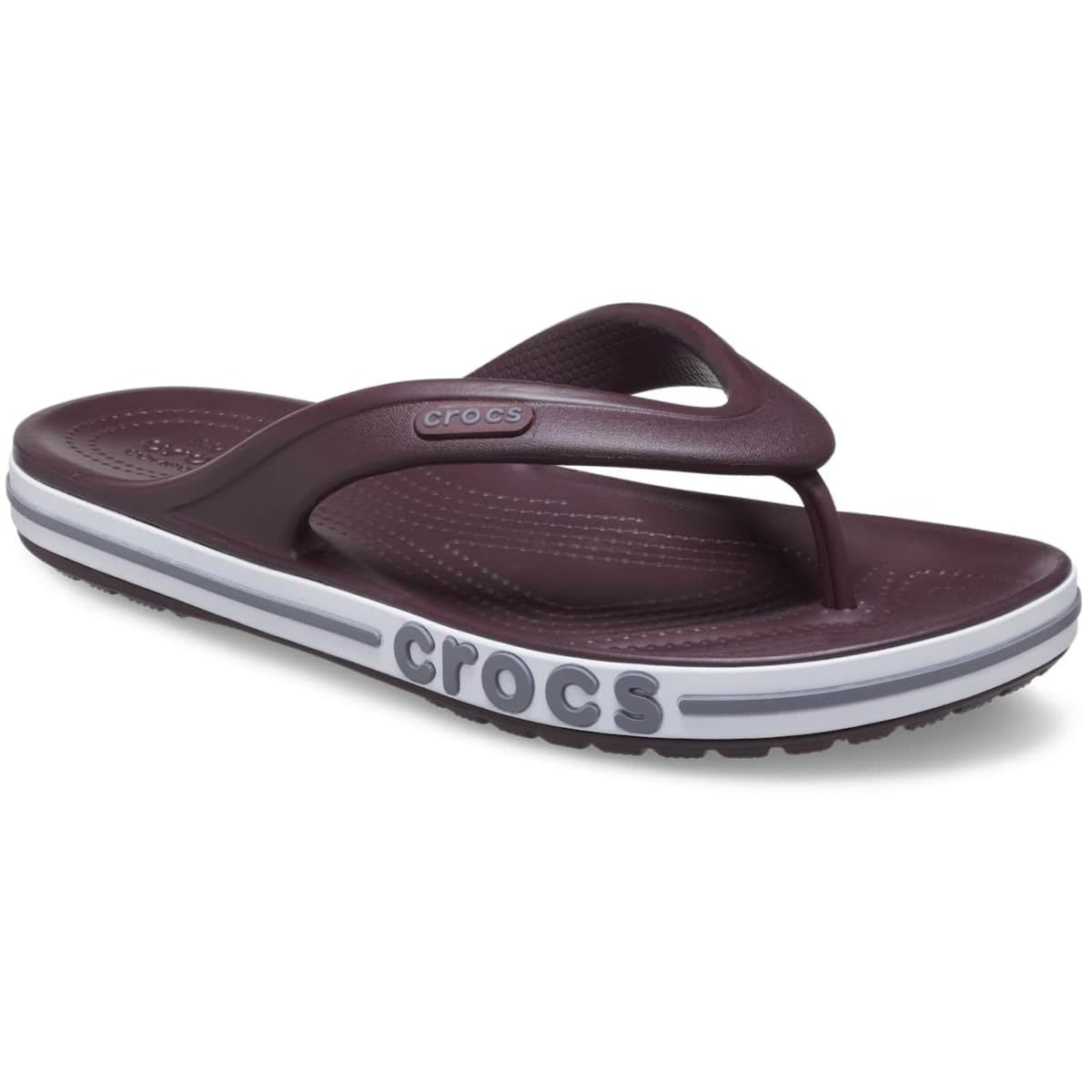 HAWABAZI Burgundy Bayaband Flip – Unisex Lightweight Casual Slippers