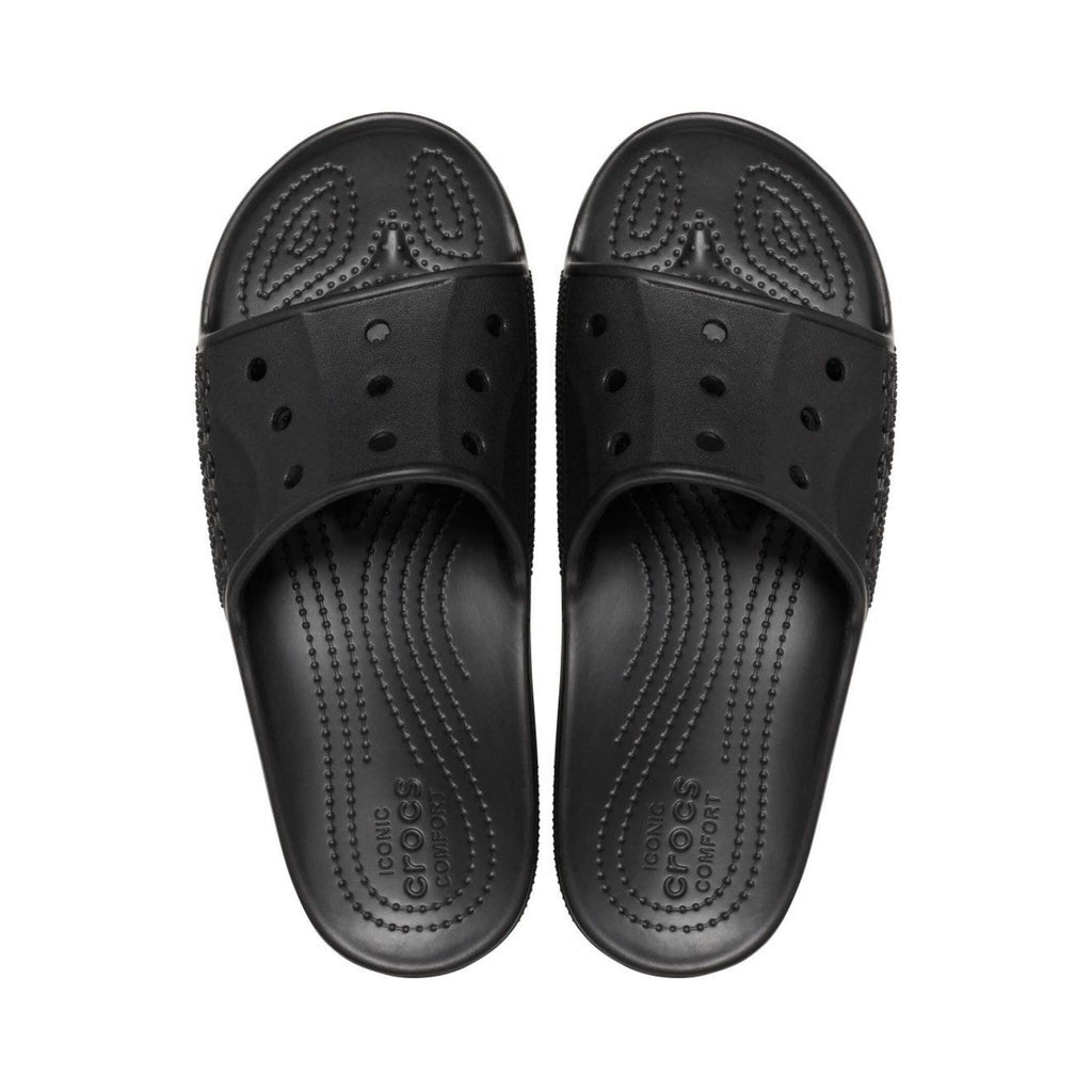 HAWABAZI Black Classic Slide - Unisex Lightweight Casual Slippers