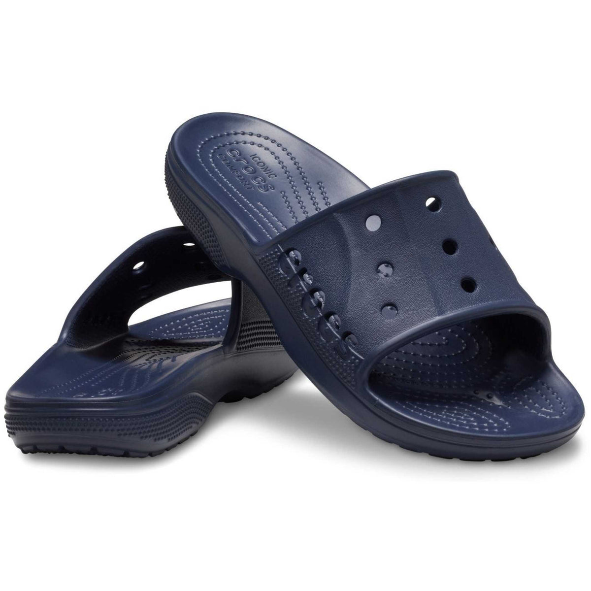 HAWABAZI Navy Classic Slide - Unisex Everyday Comfort Slippers