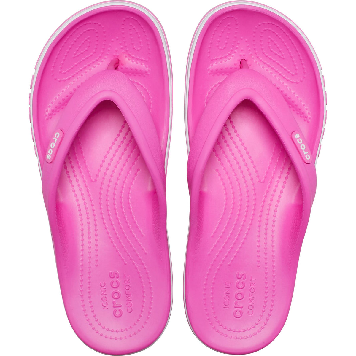 HAWABAZI Electric Pink Bayaband Flip – Unisex Bold Casual Slippers