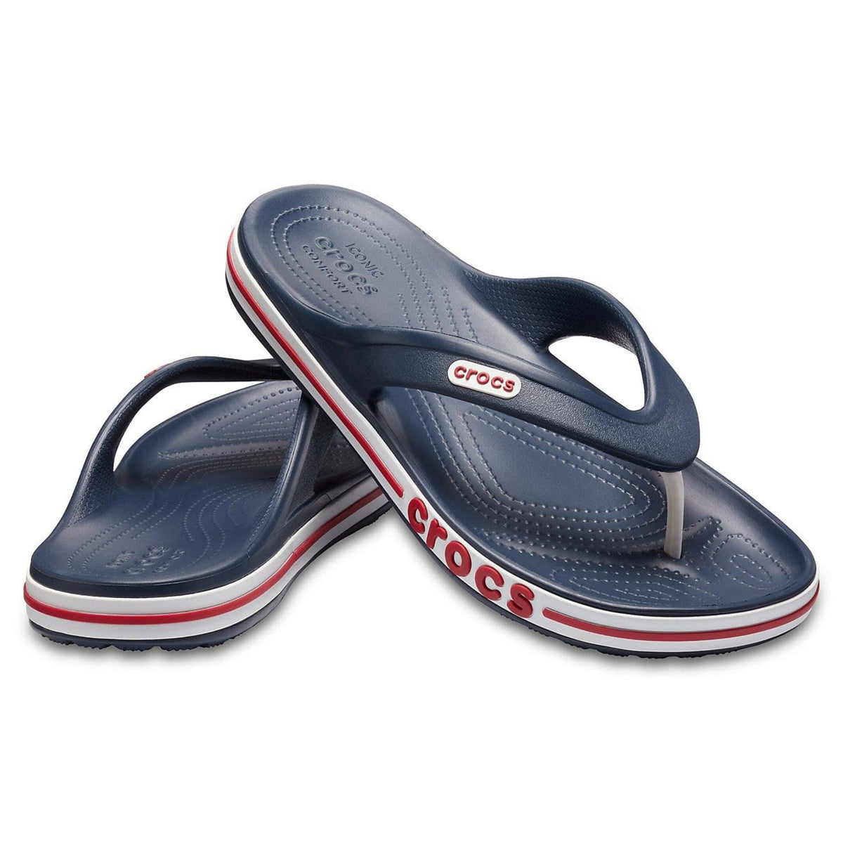 HAWABAZI Navy & Pepper Bayaband Flip – Unisex Sporty Casual Slippers