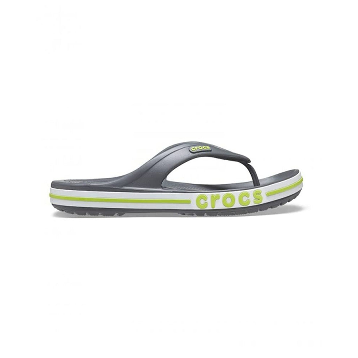 HAWABAZI Slate Grey & Lime Punch Bayaband Flip – Unisex Sport Slippers