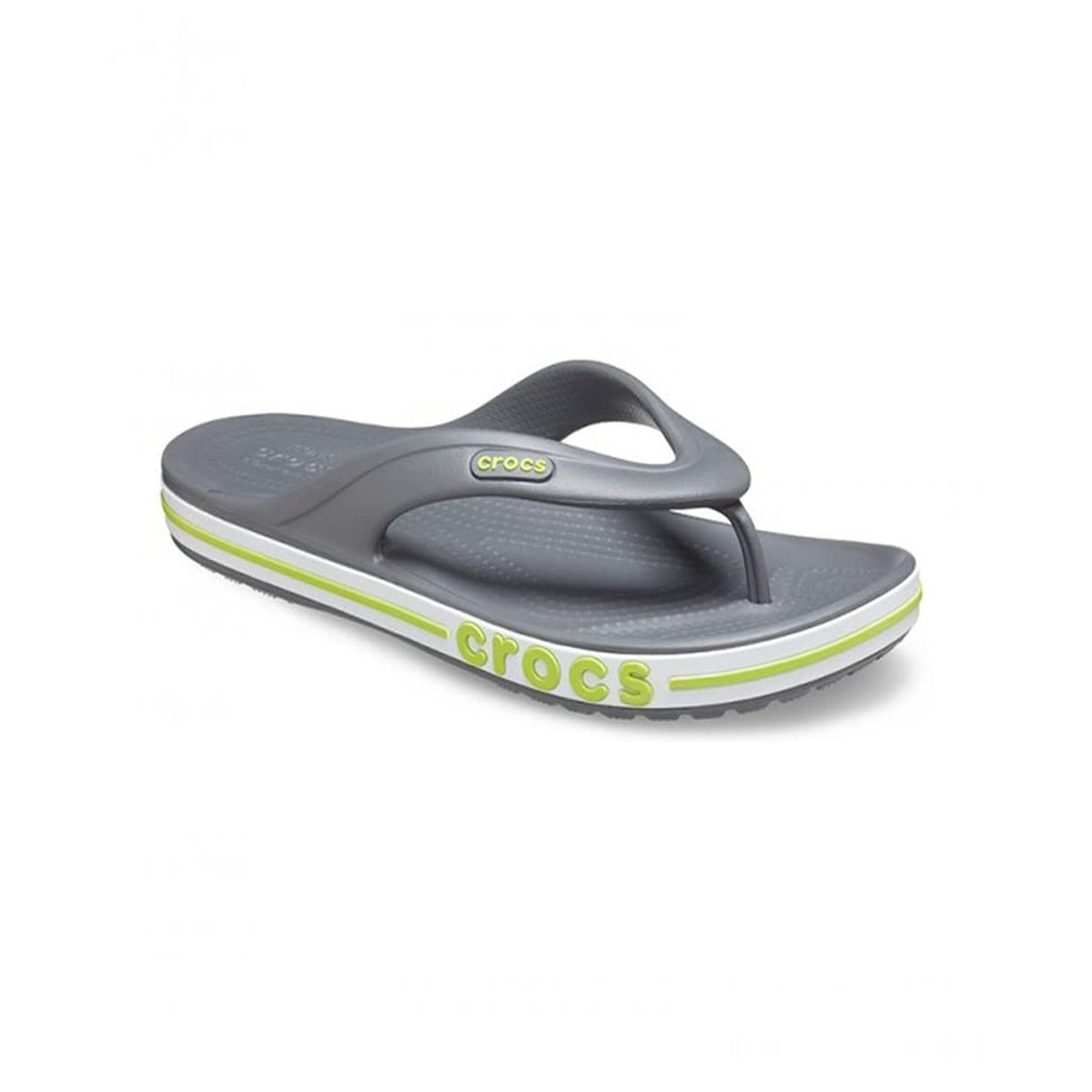 HAWABAZI Slate Grey & Lime Punch Bayaband Flip – Unisex Sport Slippers