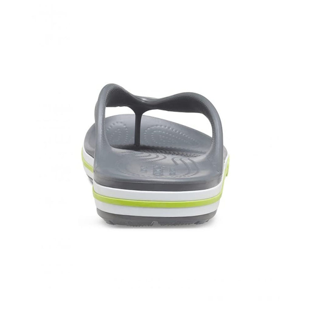 HAWABAZI Slate Grey & Lime Punch Bayaband Flip – Unisex Sport Slippers