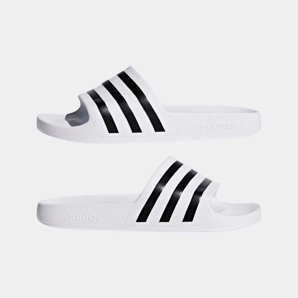 HAWABAZI Cloud White & Core Black Aqua Slide – Unisex Casual Slippers
