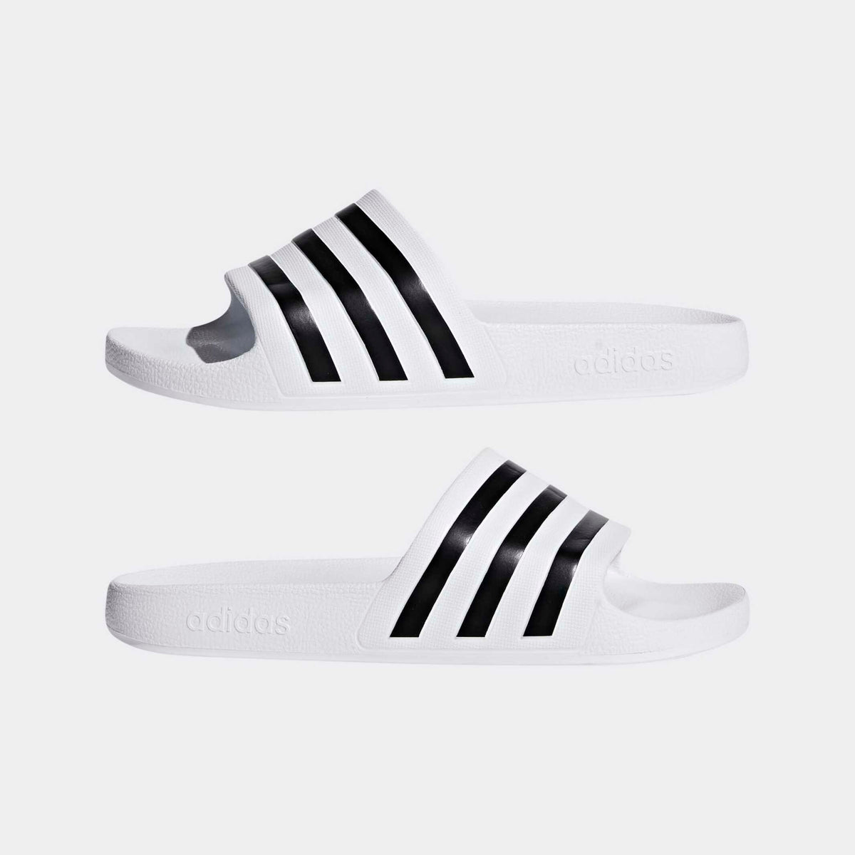 HAWABAZI Cloud White & Core Black Aqua Slide – Unisex Casual Slippers
