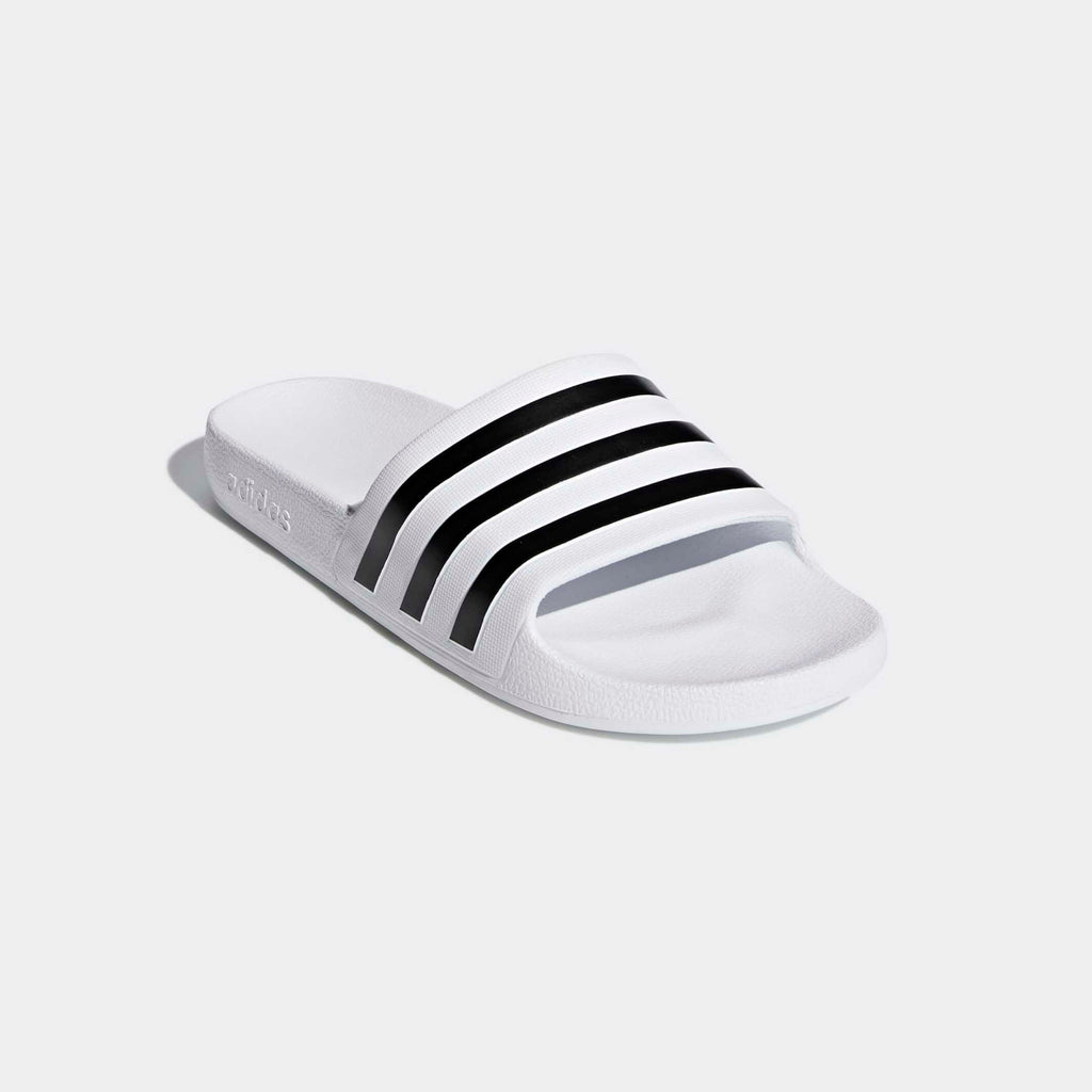 HAWABAZI Cloud White & Core Black Aqua Slide – Unisex Casual Slippers