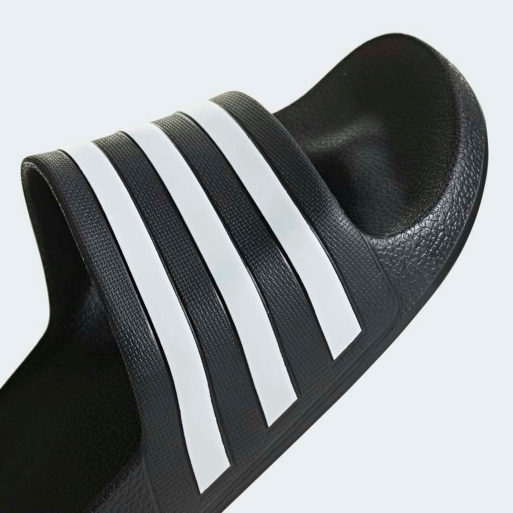 HAWABAZI Core Black & Cloud White Aqua Slide – Unisex Sporty Slippers