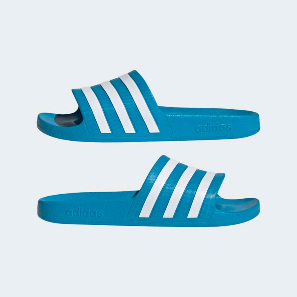 HAWABAZI Solar Blue & Cloud White Aqua Slide – Unisex Bright Casual Slippers