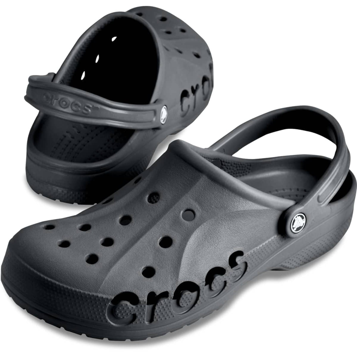 Classic Graphite Clog Sandals - Unisex Lightweight Casual Footwear