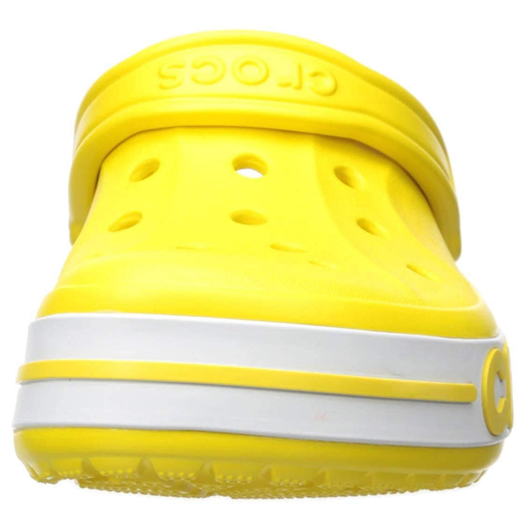 Lemon & White Clog Sandals - Unisex Lightweight Casual Footwear