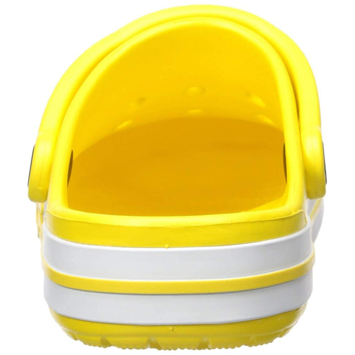 Lemon & White Clog Sandals - Unisex Lightweight Casual Footwear
