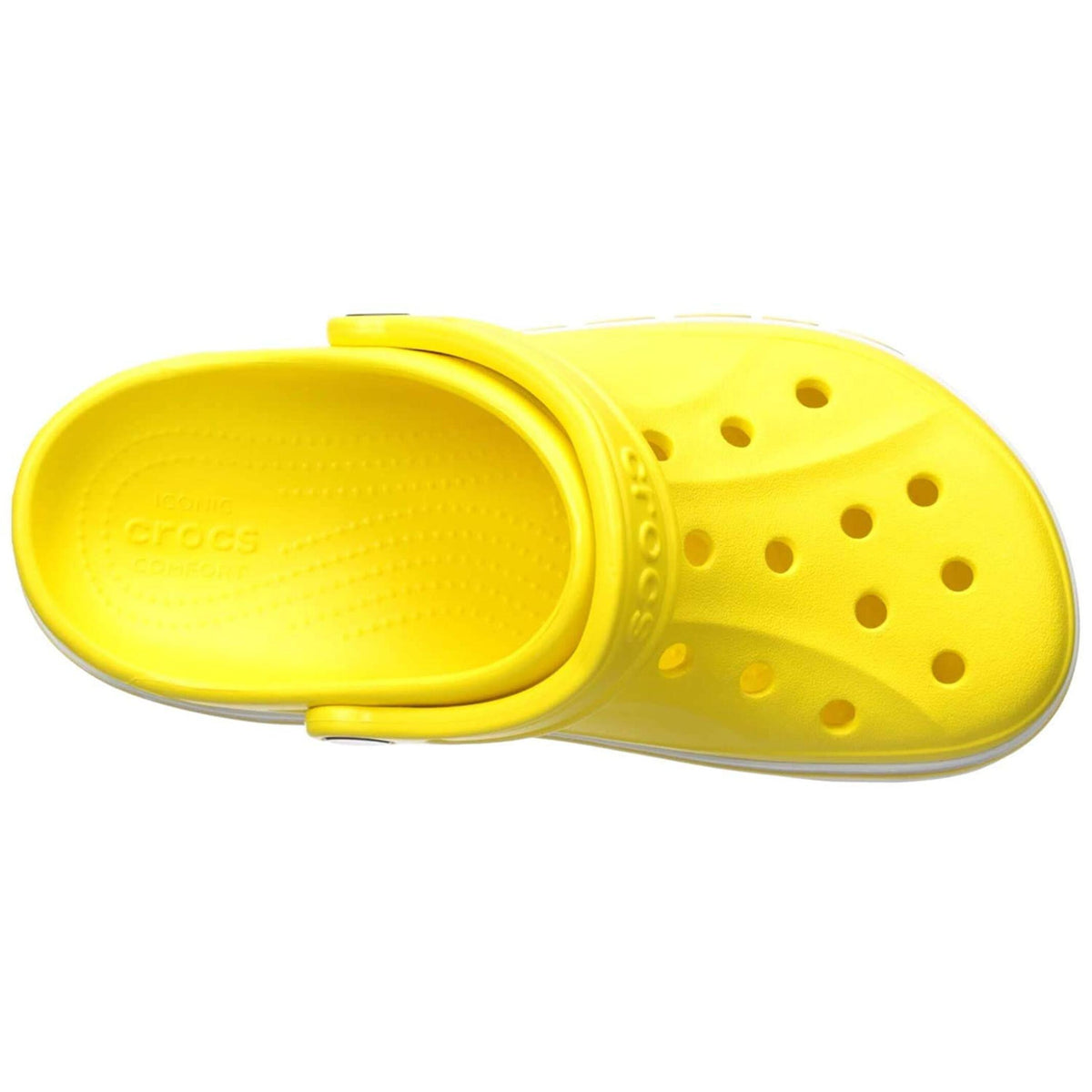 Lemon & White Clog Sandals - Unisex Lightweight Casual Footwear