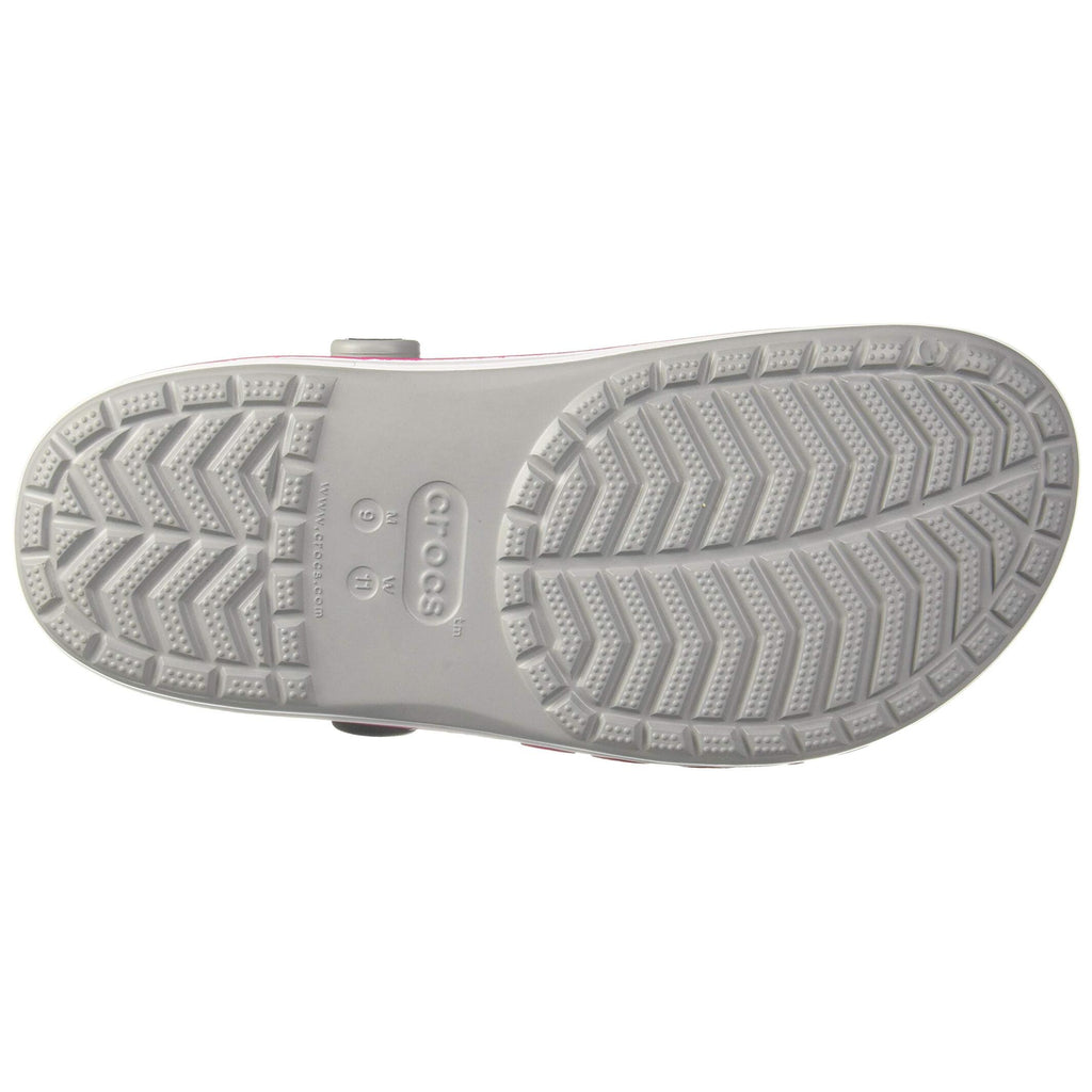 Light Grey & Candy Pink Clog Sandals - Unisex Lightweight Casual Footwear