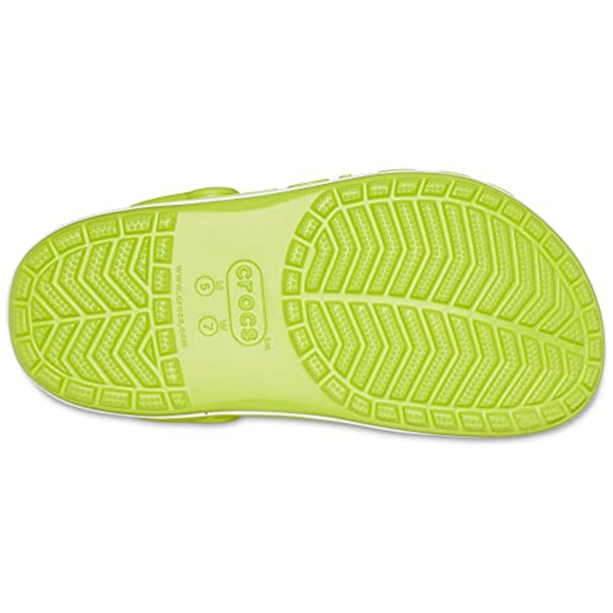 Lime Punch & White Clog Sandals - Unisex Lightweight Casual Footwear