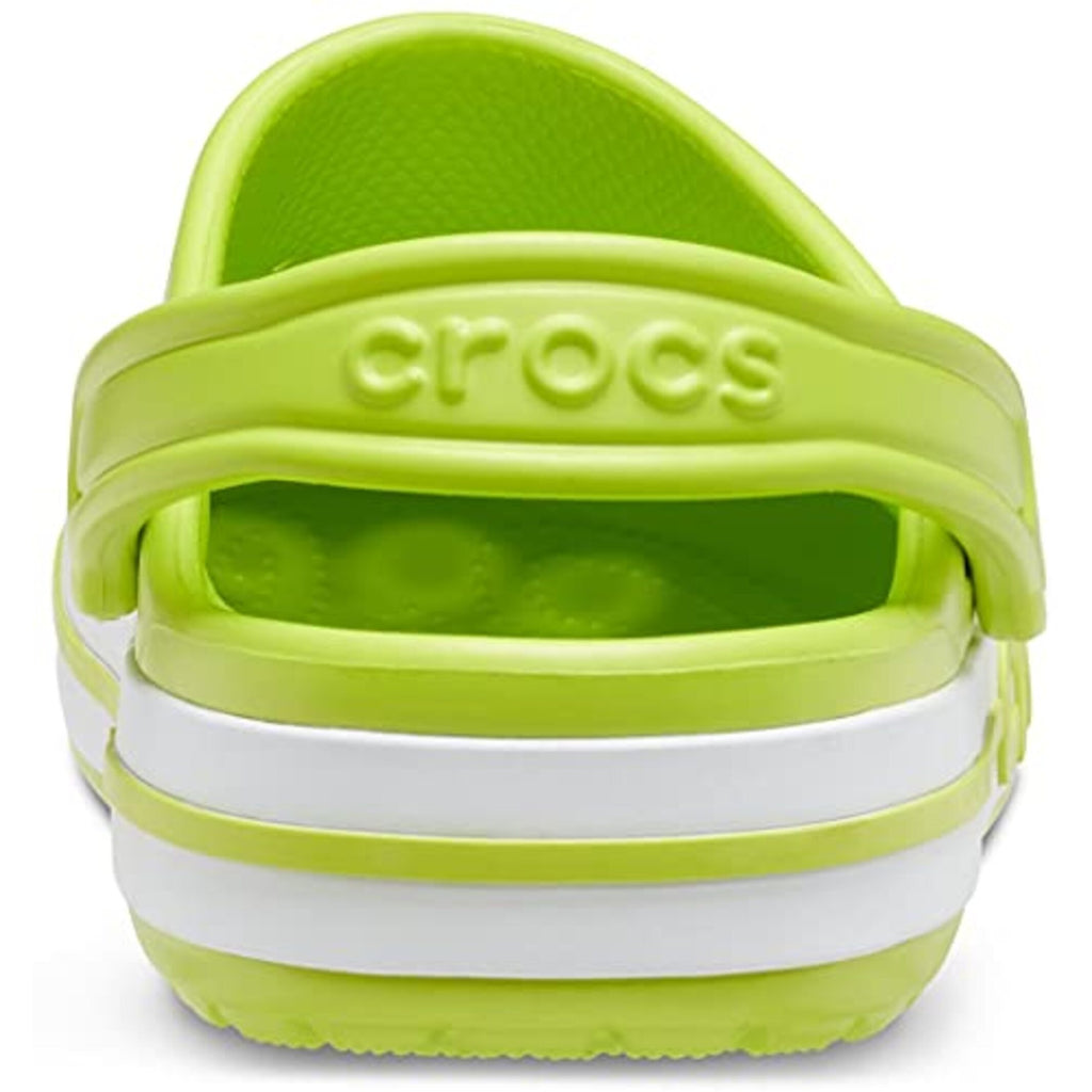 Lime Punch & White Clog Sandals - Unisex Lightweight Casual Footwear