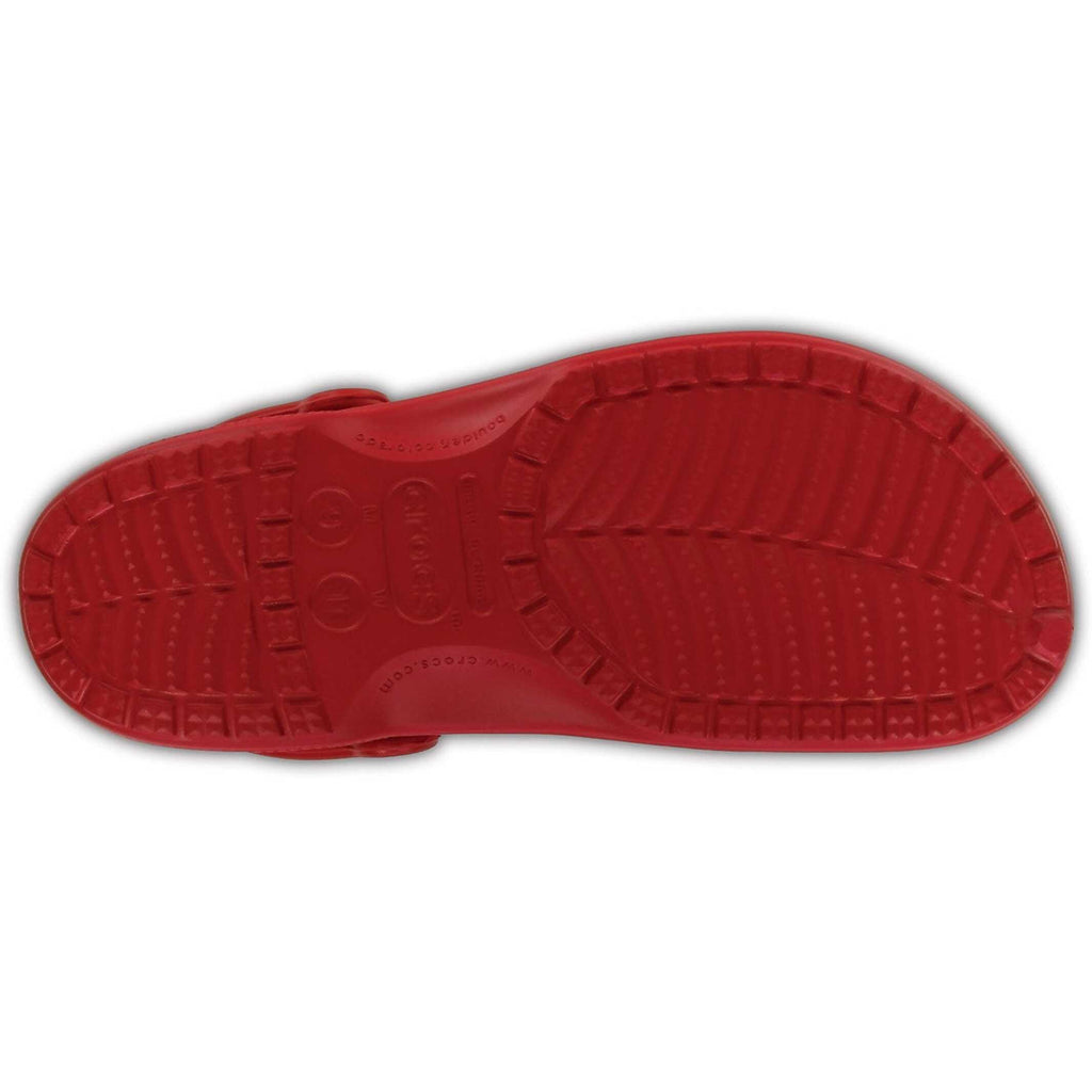 Classic Pepper Red Clog Sandals - Unisex Lightweight Casual Footwear