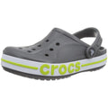 Slate Grey & Lime Punch Clog Sandals - Unisex Lightweight Casual Footwear