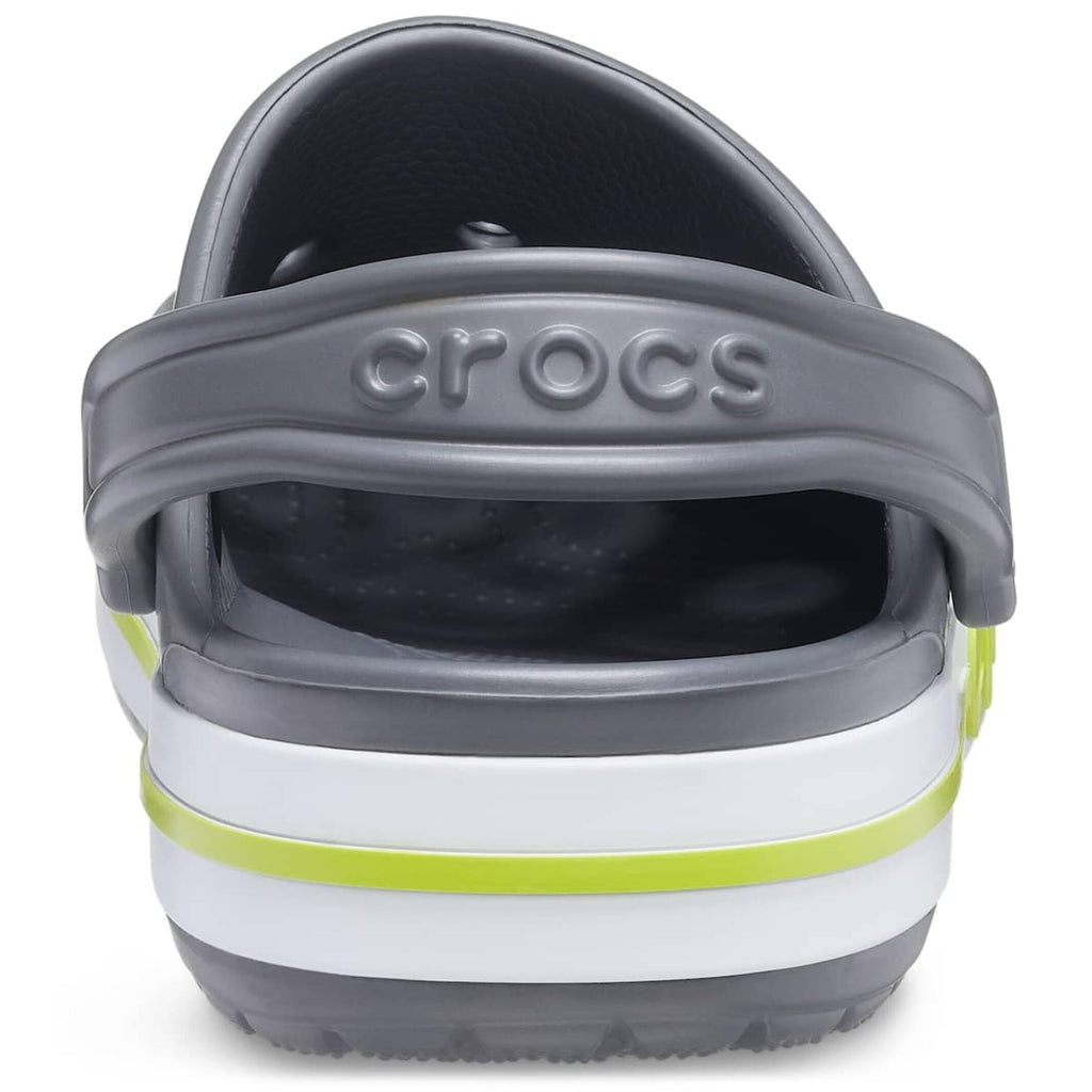 Slate Grey & Lime Punch Clog Sandals - Unisex Lightweight Casual Footwear