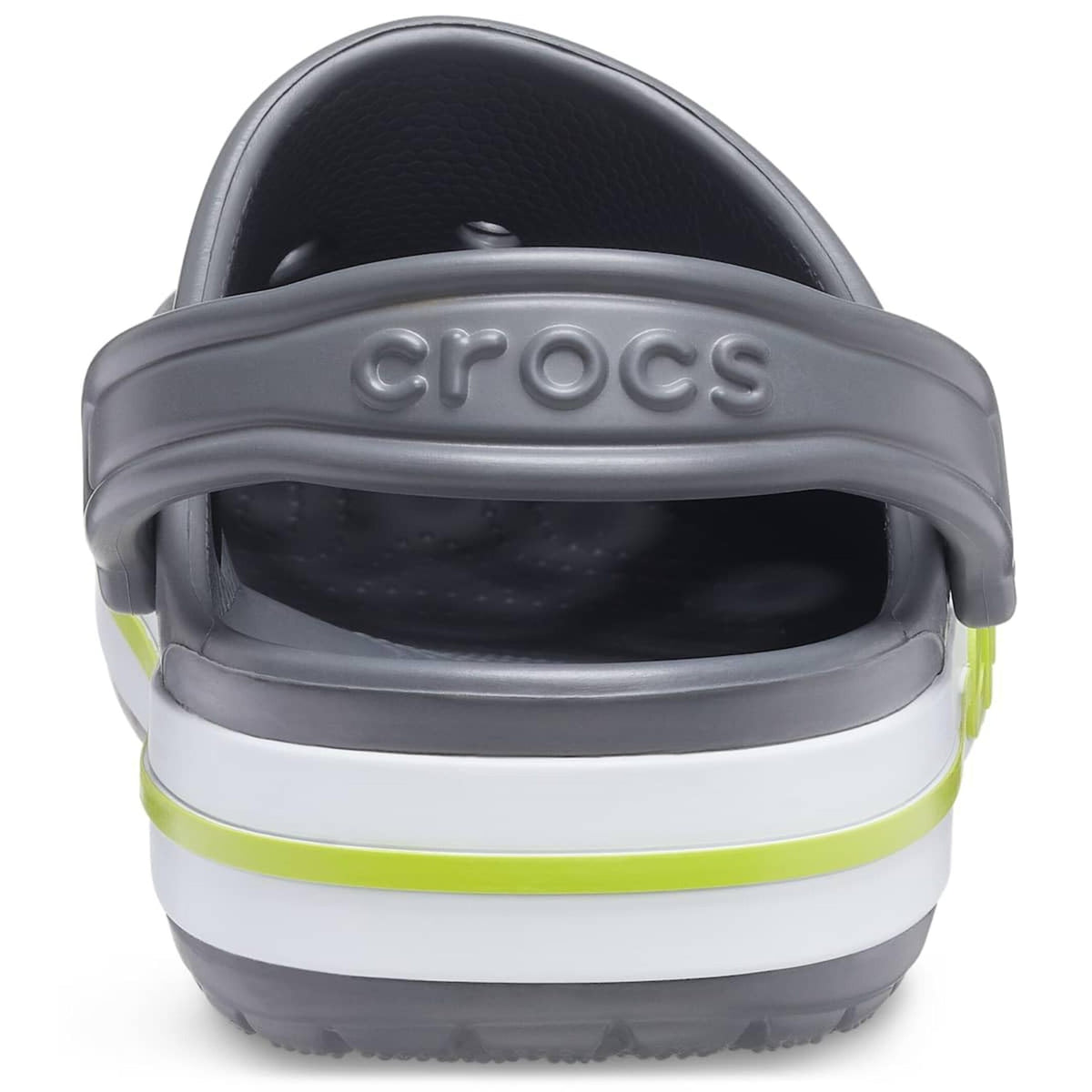 Slate Grey & Lime Punch Clog Sandals - Unisex Lightweight Casual Footwear