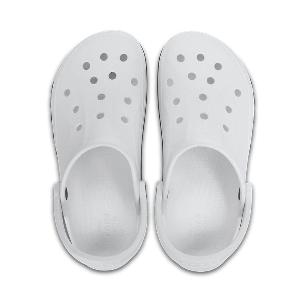White & Navy Clog Sandals - Unisex Lightweight Casual Footwear
