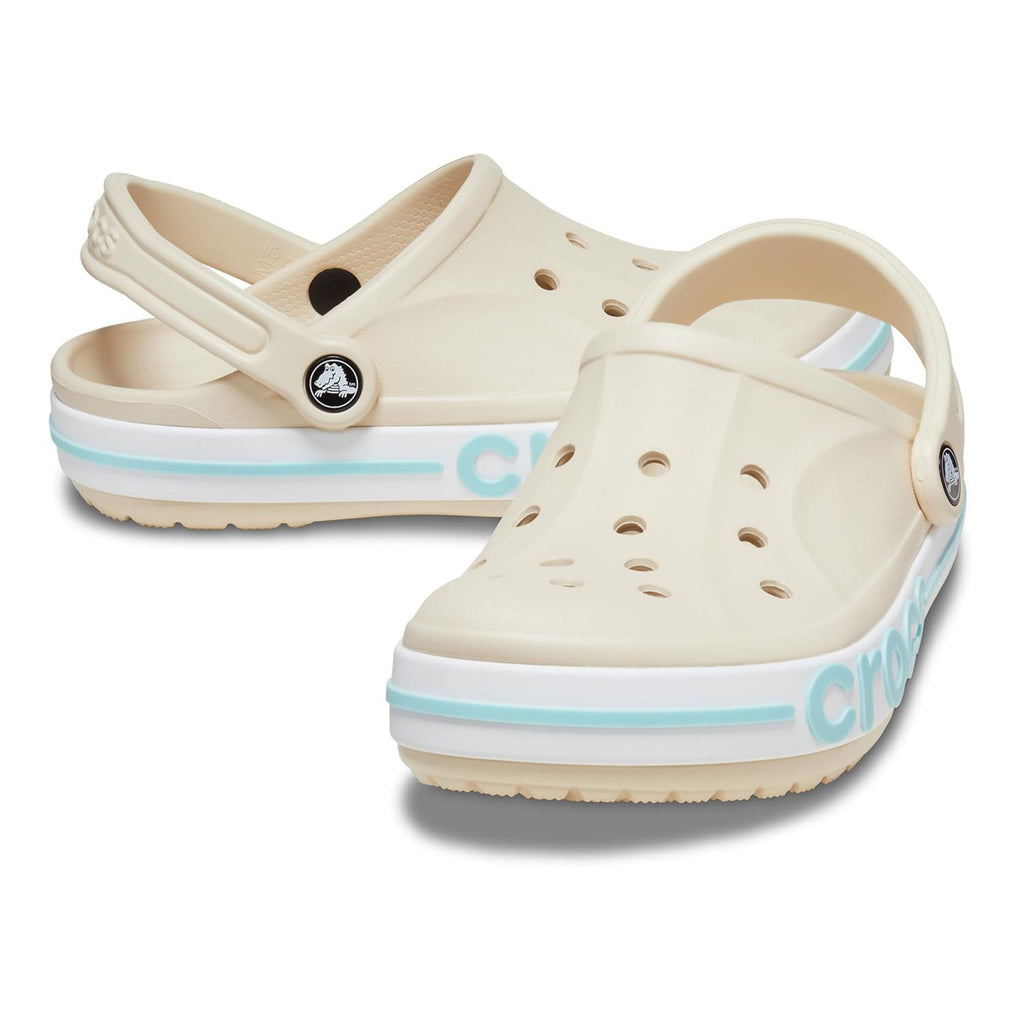 Winter White & Multi Clog Sandals - Unisex Lightweight Casual Footwear